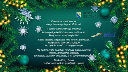 PRAZNIČNO VOŠČILO OBČINA BELTINCI