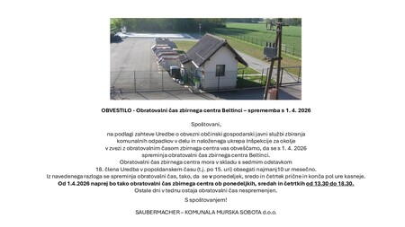 ZBIRNI CENTER SPREMEMBA 2026